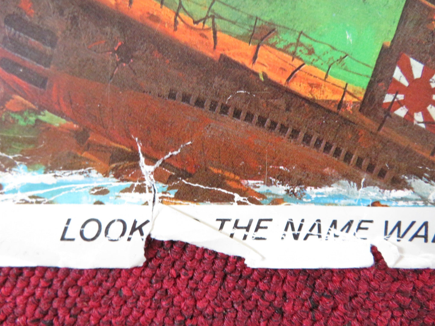 LT. ROBIN CRUSOE U.S.N. US INSERT (14"x 36") POSTER DICK VAN DYKE KWAN 1974 Rendezvous Cinema Movie posters