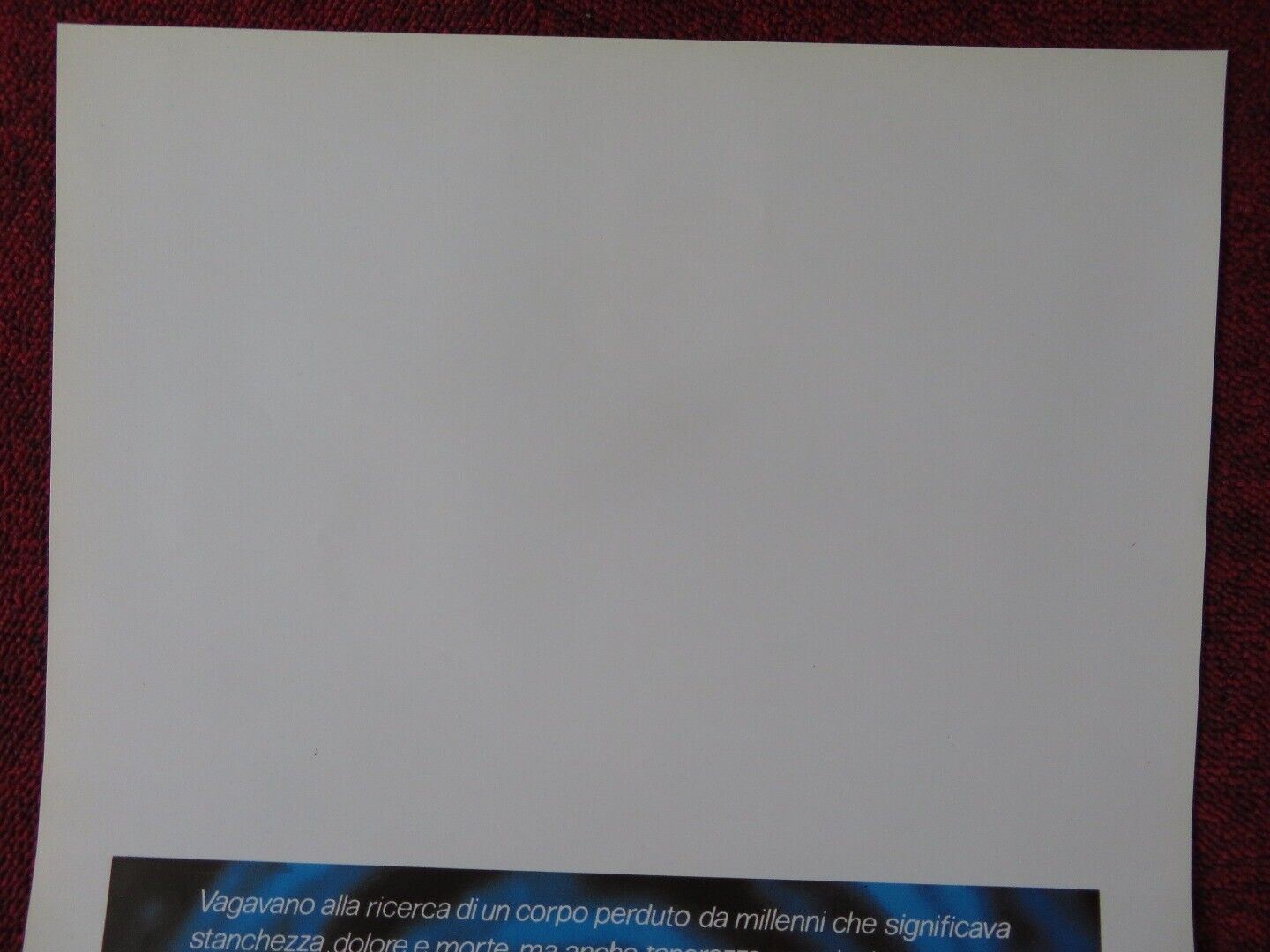 LUCI LONTANE ITALIAN LOCANDINA (27.5"x13") POSTER TOMAS MILIAN 1987 Movie posters