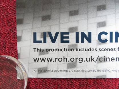 LUCIA DI LAMMERMOORE UK QUAD (30"x 40") ROLLED POSTER ROH DIANA DAMRAU 2016 Rendezvous Cinema Movie posters