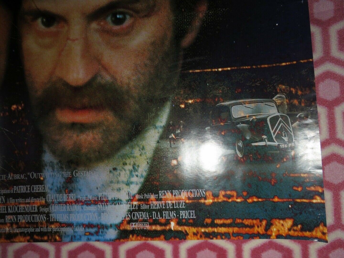LUCIE AUBRAC QUAD (30"x 40") ROLLED POSTER CAROLE BOUQUET DANIEL AUTEUIL 1997 Movie posters