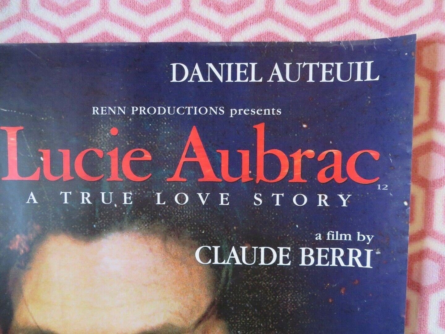 LUCIE AUBRAC QUAD (30"x 40") ROLLED POSTER CAROLE BOUQUET DANIEL AUTEUIL 1997 Movie posters