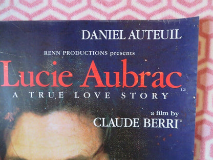 LUCIE AUBRAC QUAD (30"x 40") ROLLED POSTER CAROLE BOUQUET DANIEL AUTEUIL 1997 Movie posters
