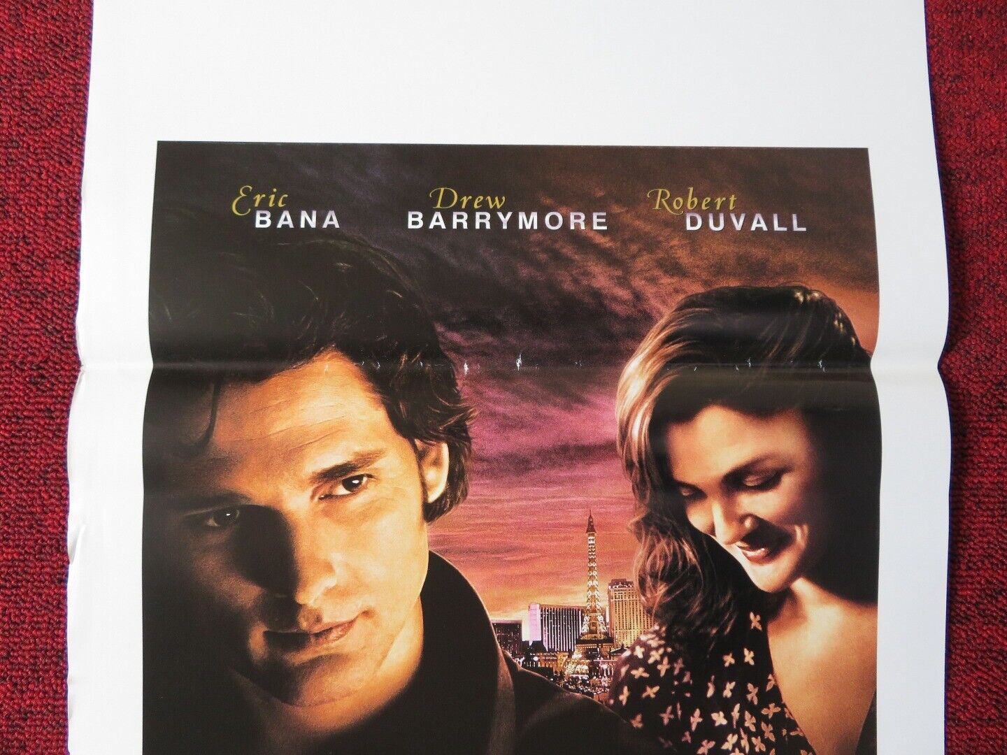 LUCKY YOU ITALIAN LOCANDINA (27.5"x13") POSTER DREW BARRYMORE ERIC BANA 2007 Movie posters