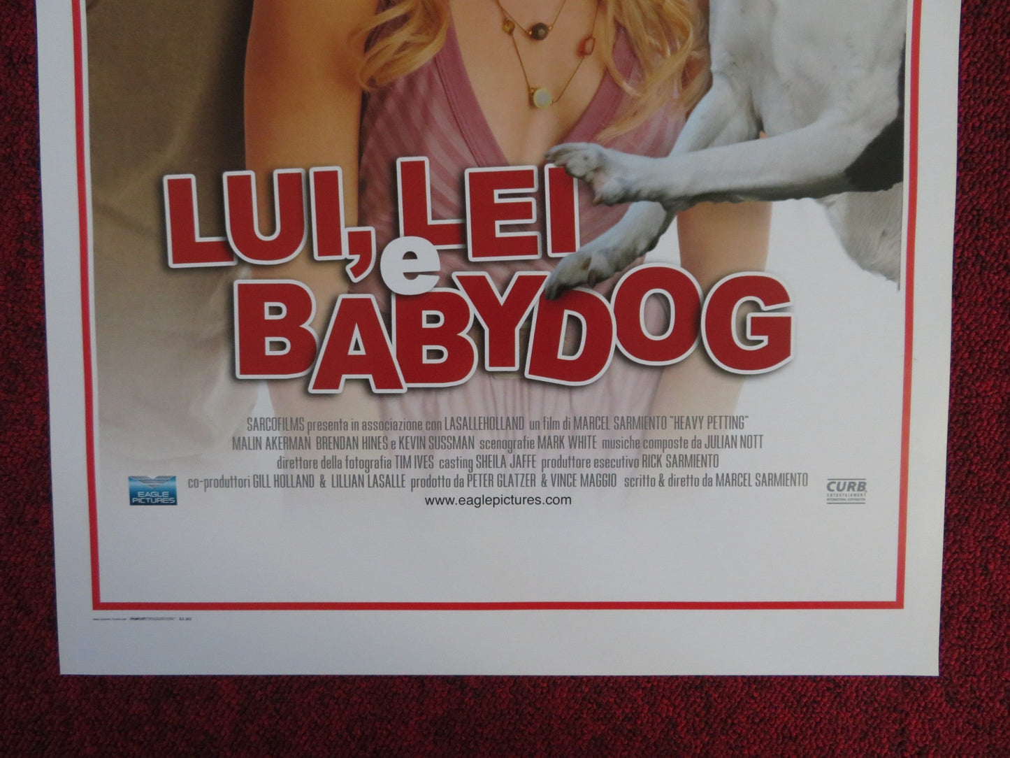 LUI, LEI E BABYDOG ITALIAN LOCANDINA POSTER MALIN ACKERMAN BRENDAN HINES 2007 Rendezvous Cinema Movie posters