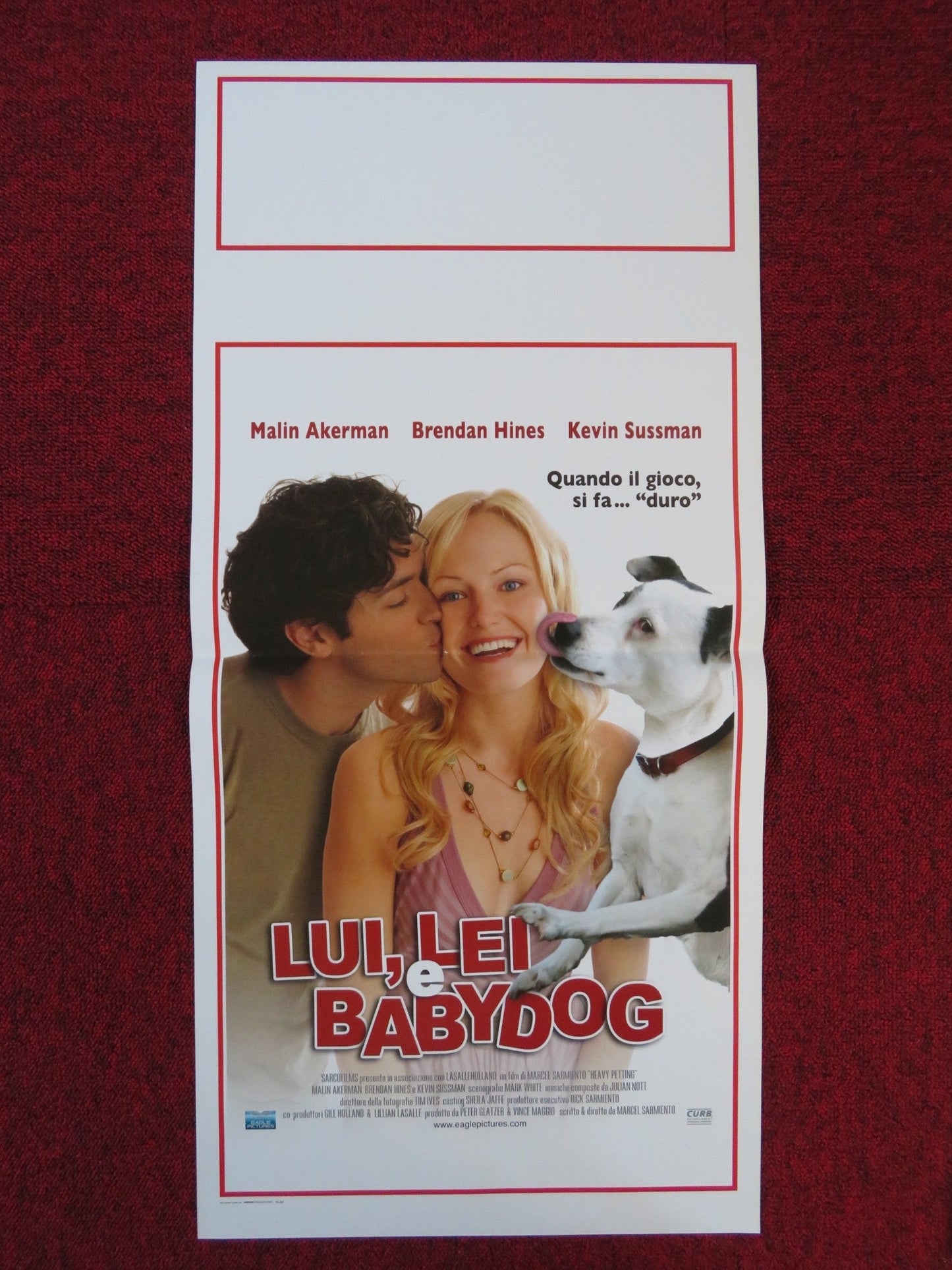 LUI, LEI E BABYDOG ITALIAN LOCANDINA POSTER MALIN ACKERMAN BRENDAN HINES 2007 Rendezvous Cinema Movie posters
