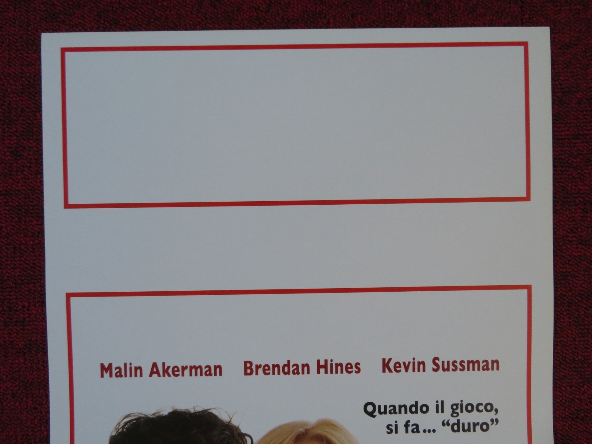 LUI, LEI E BABYDOG ITALIAN LOCANDINA POSTER MALIN ACKERMAN BRENDAN HINES 2007 Rendezvous Cinema Movie posters