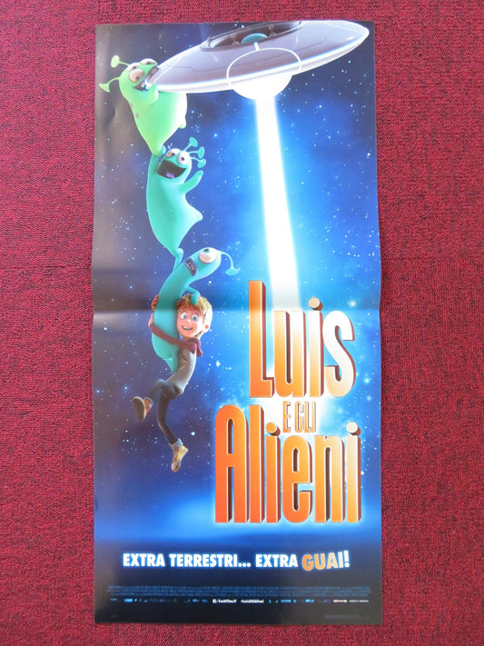 LUIS AND THE ALIENS ITALIAN LOCANDINA POSTER CALLUM MALONEY 2018 Rendezvous Cinema Movie posters