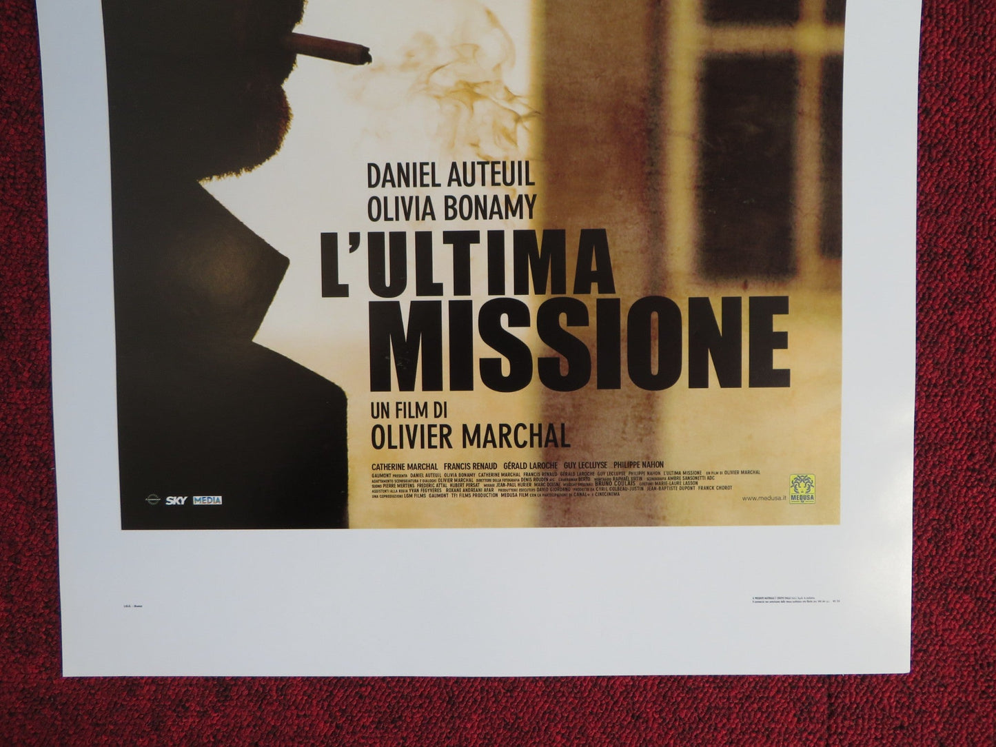 L'ULTIMA MISSIONE ITALIAN LOCANDINA POSTER DANIEL AUTEUIL OLIVIA BONAMY 2008 Rendezvous Cinema Movie posters