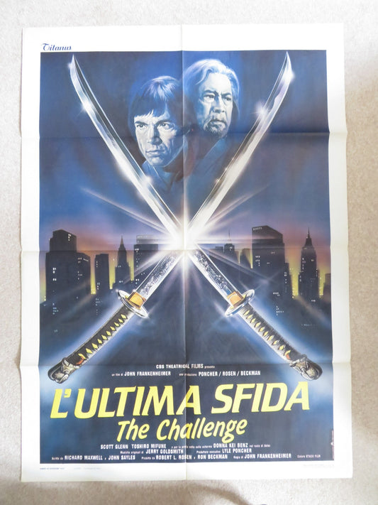L'ULTIMA SFIDA / THE CHALLENGE ITALIAN 2 FOGLIO POSTER SCOTT GLEN T. MIFUNE 1982 Rendezvous Cinema Movie posters