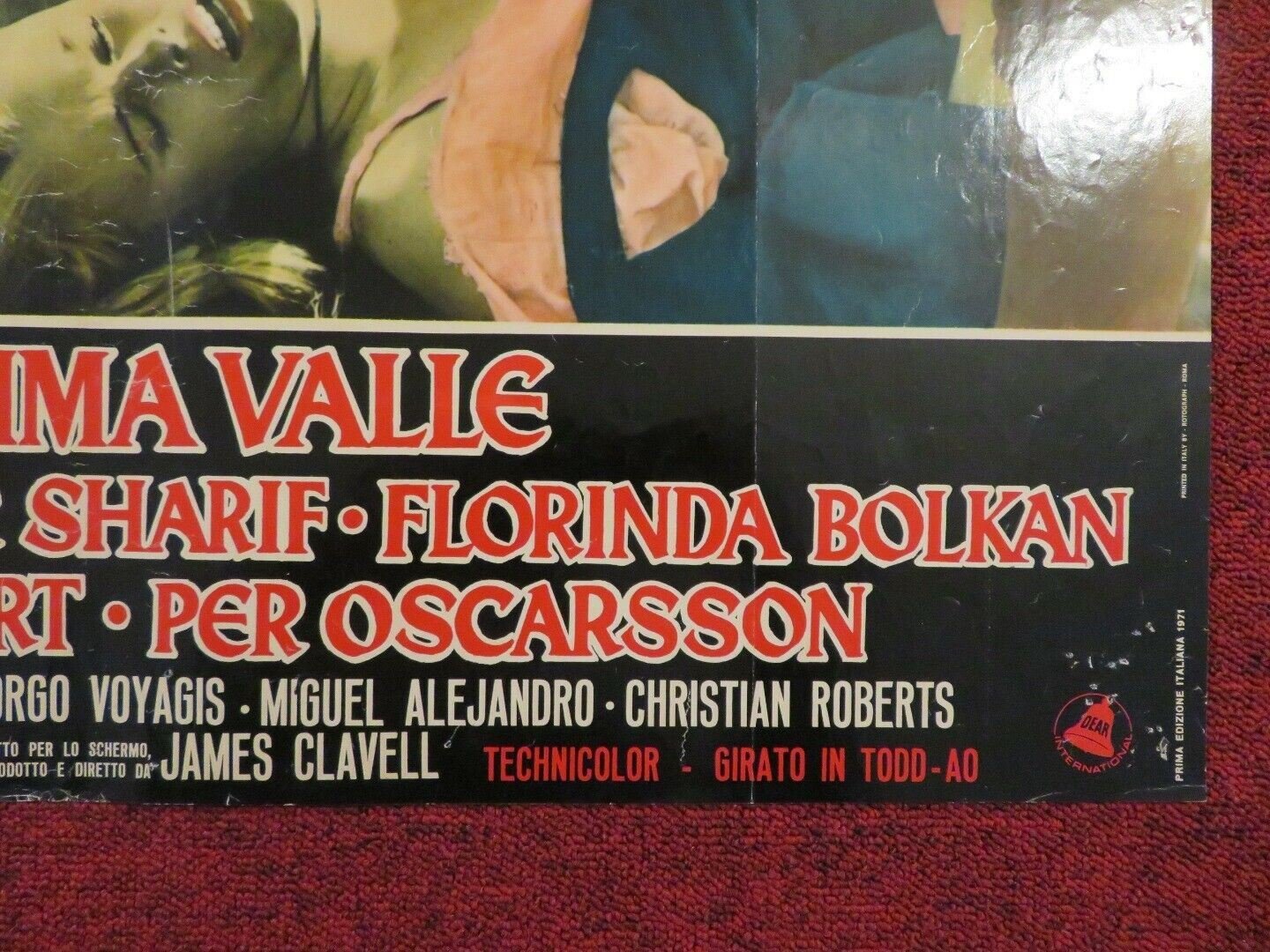 L'ULTIMA VALLE / THE LAST VALLEY ITALIAN FOTOBUSTA POSTER MICHAEL CAINE SHARIF - Rendezvous Cinema