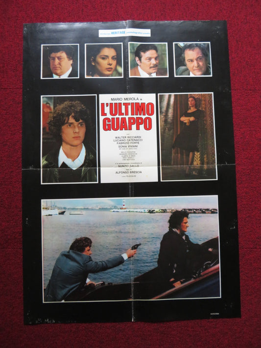 L'ULTIMO GUAPPO ITALIAN FOGLIO POSTER MARIO MEROLA WALTER RICCIARDI 1978 Rendezvous Cinema Movie posters