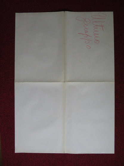 L'ULTIMO GUAPPO ITALIAN FOGLIO POSTER MARIO MEROLA WALTER RICCIARDI 1978 Rendezvous Cinema Movie posters