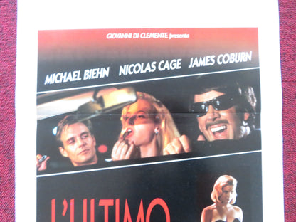 L'ULTIMO INGANNO / DEADFALL ITALIAN LOCANDINA POSTER NICOLAS CAGE COBURN 1993 Rendezvous Cinema Movie posters