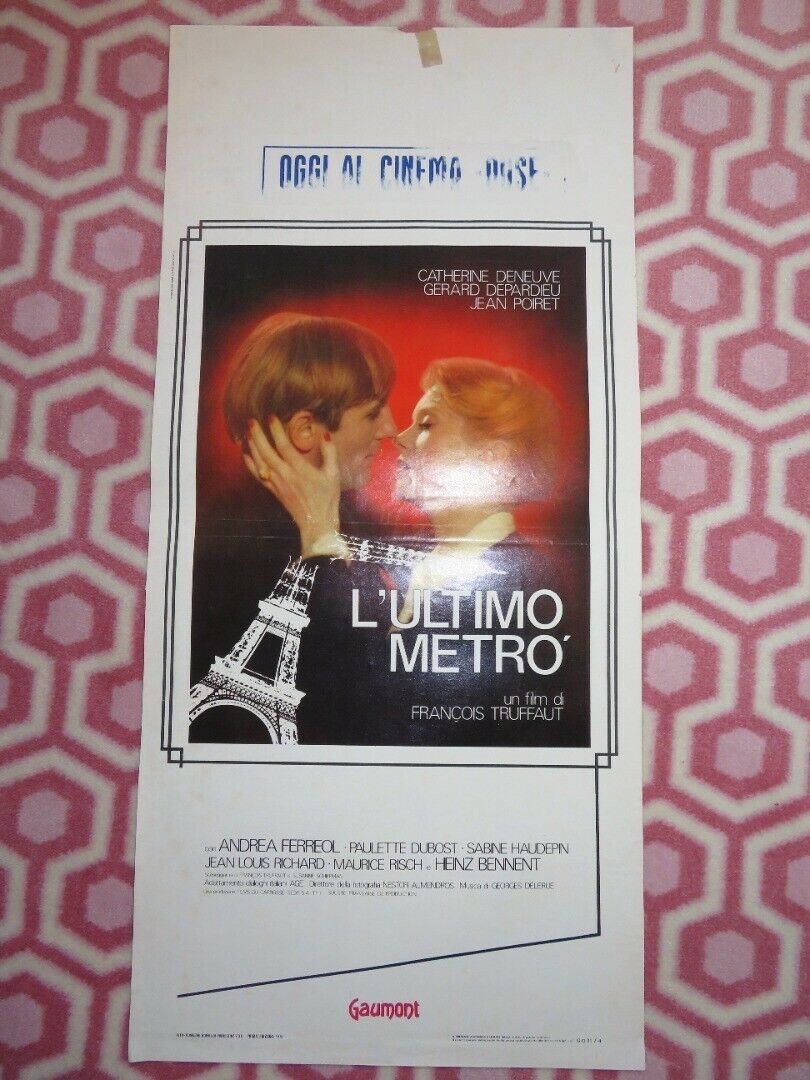 L'ULTIMO METRO / The Last Metro ITALIAN LOCANDINA (27.5"x13") POSTER 1981 Movie posters