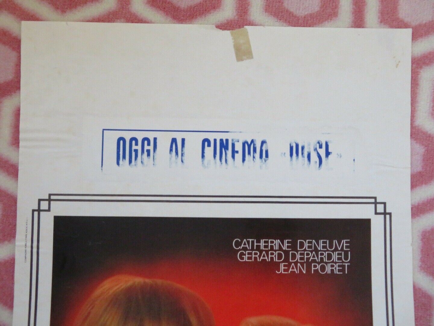 L'ULTIMO METRO / The Last Metro ITALIAN LOCANDINA (27.5"x13") POSTER 1981 Movie posters