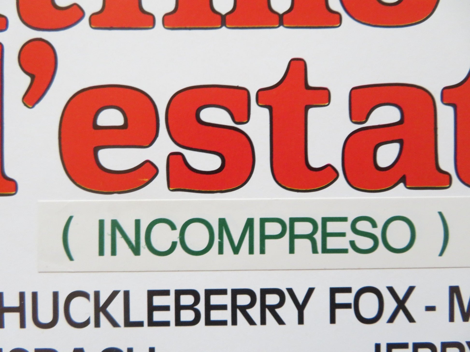 L'ULTIMO SOLE D'ESTATE / MISUNDERSTOOD ITALIAN LOCANDINA POSTER G. HACKMAN 1984 Rendezvous Cinema Movie posters