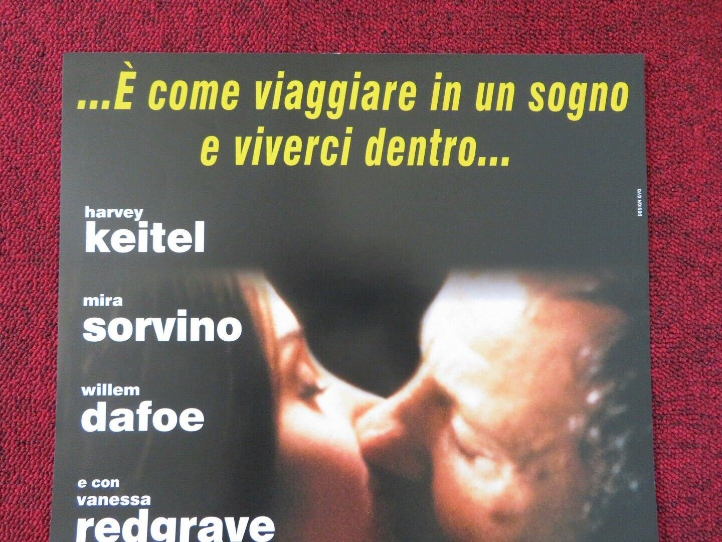 LULU ON THE BRIDGE ITALIAN LOCANDINA (25.5"x12.5") POSTER HARVEY KEITEL 1998 Rendezvous Cinema Movie posters