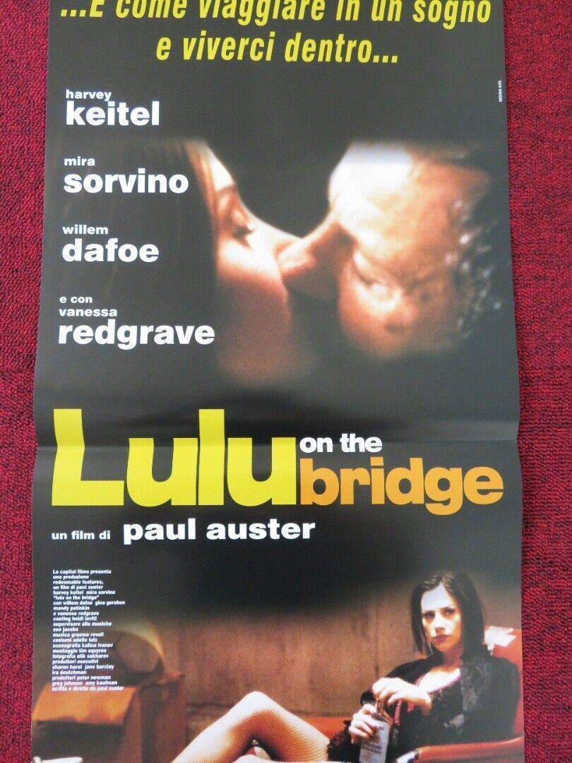 LULU ON THE BRIDGE ITALIAN LOCANDINA (25.5"x12.5") POSTER HARVEY KEITEL 1998 Rendezvous Cinema Movie posters