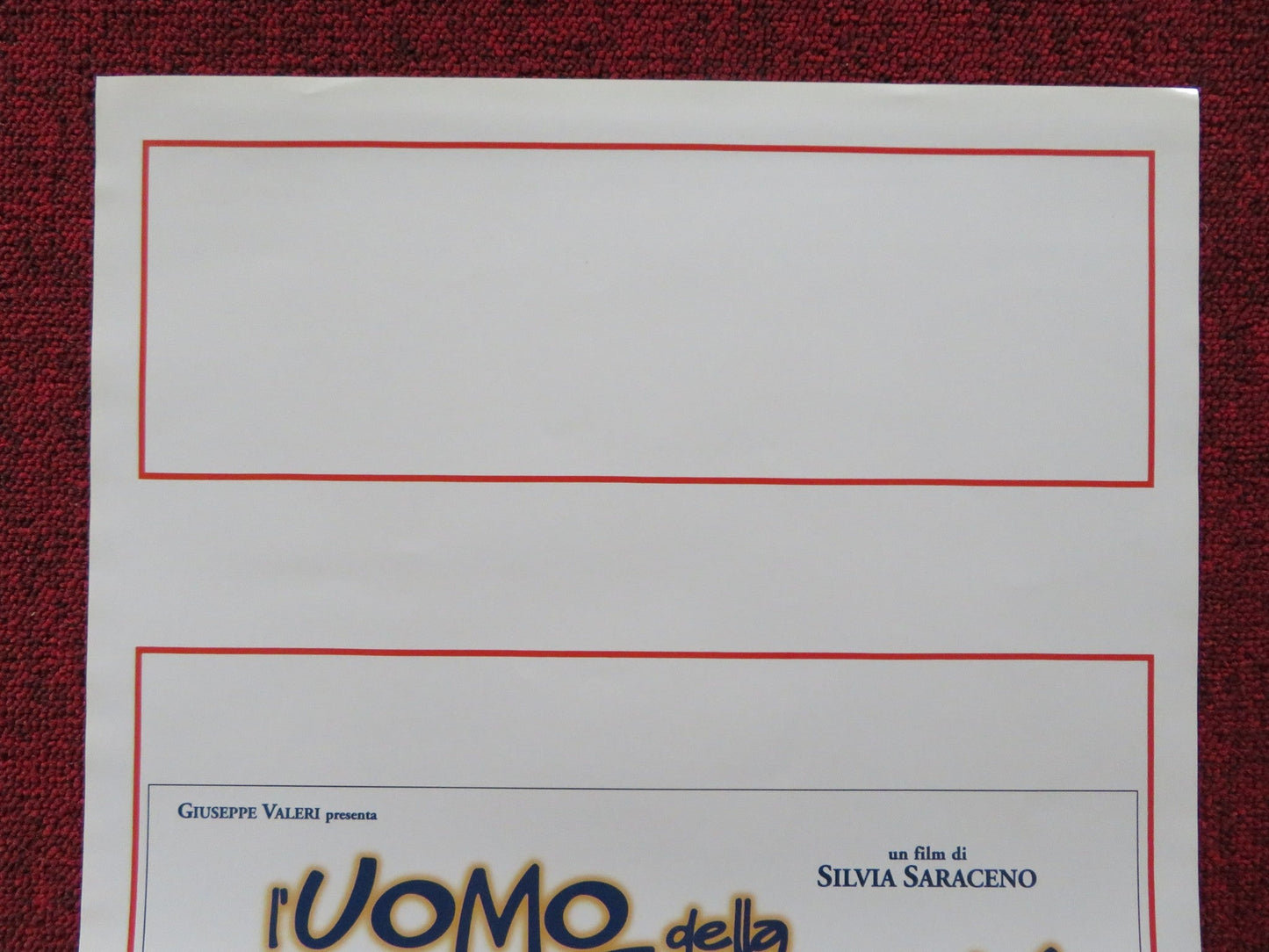 L'UMO DELLA FORTUNA ITALIAN LOCANDINA POSTER SERGIO ASSISI GIOVANNI EPOSITO 2000 Rendezvous Cinema Movie posters