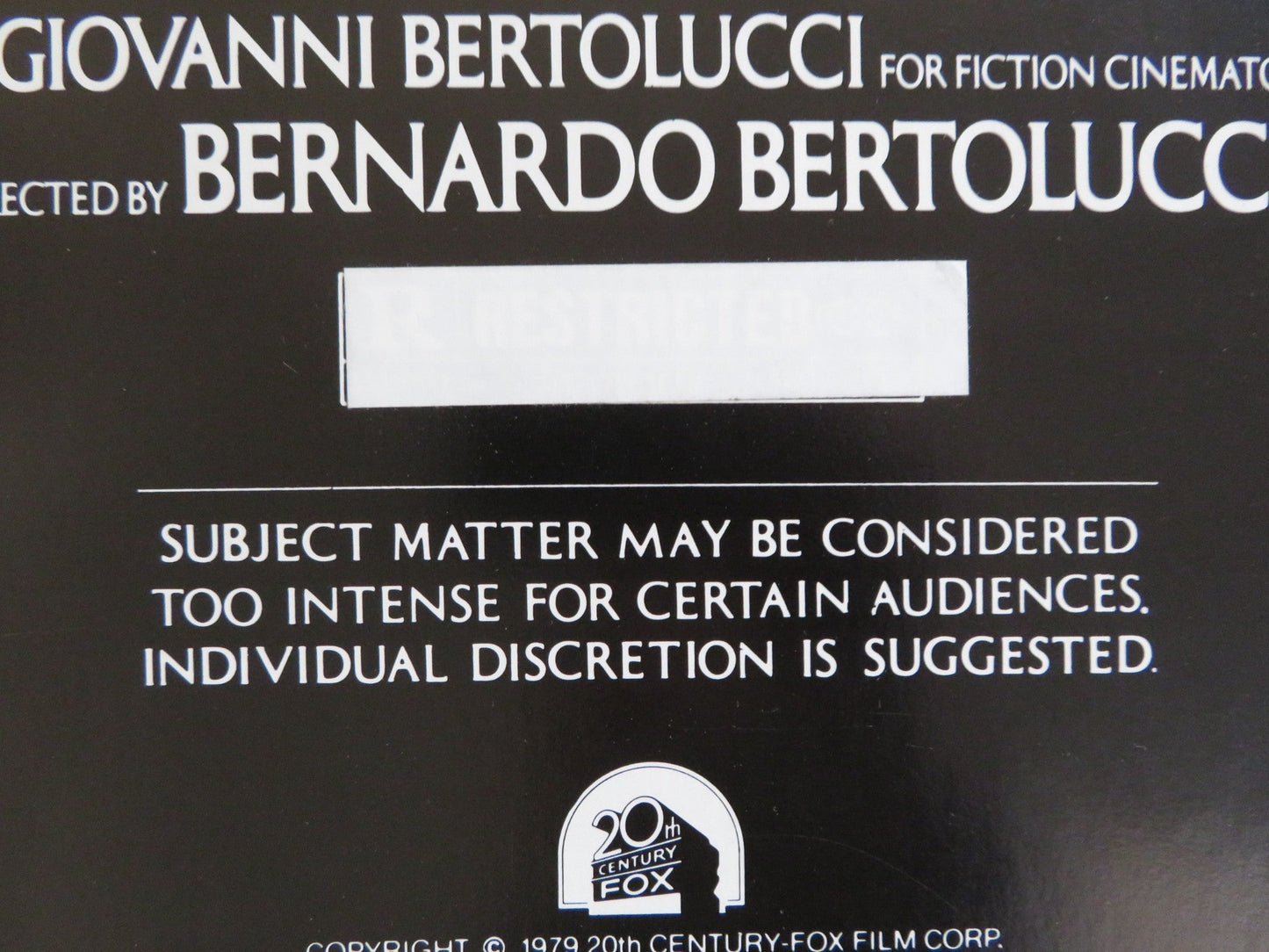 LUNA US HALF SHEET (22"x 28") POSTER JILL CLAYBURGH MATTHEW BARRY 1979 Rendezvous Cinema Movie posters