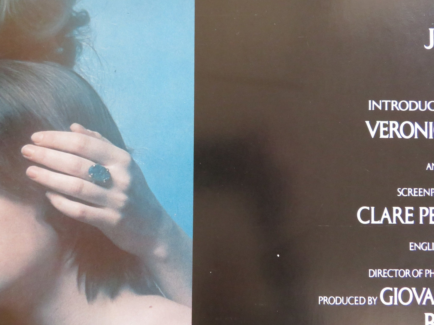 LUNA US HALF SHEET (22"x 28") POSTER JILL CLAYBURGH MATTHEW BARRY 1979 Rendezvous Cinema Movie posters