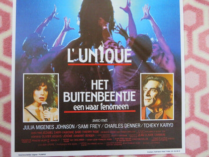 L'UNIQUE BELGIUM (21.5"x14") POSTER JULIA MIGENES JOHNSON SAMI FREY 1986 Movie posters