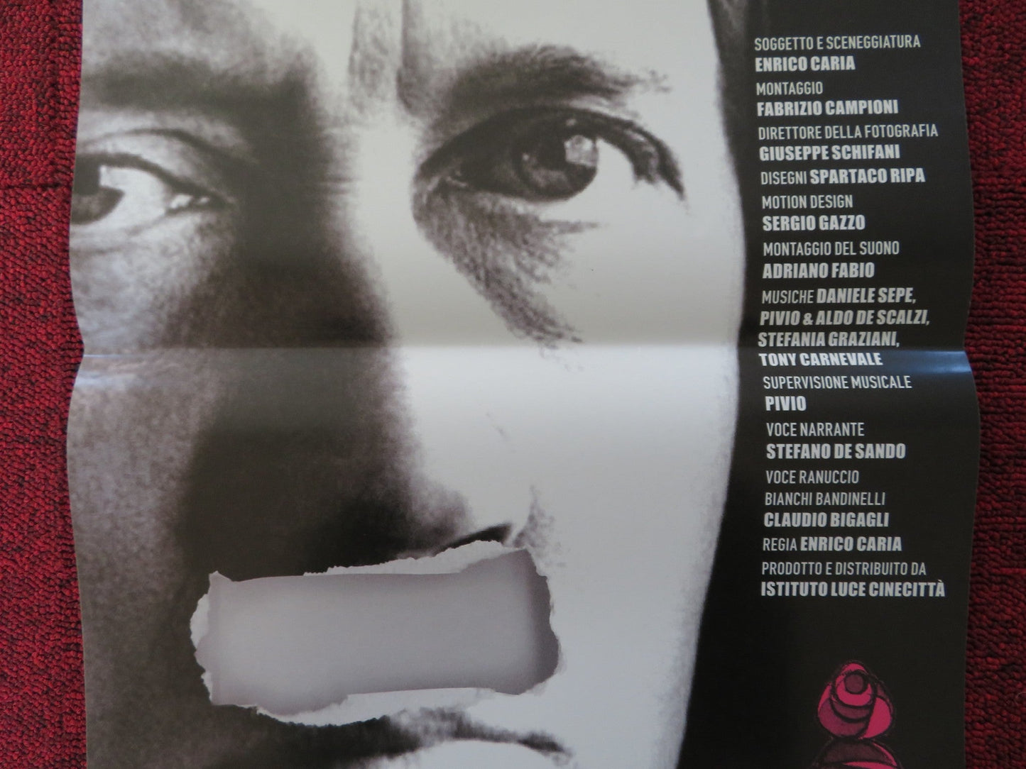 L'UOMO CHE NON CAMBIO LA STORIA ITALIAN LOCANDINA POSTER CLAUDIO BIGAGLI 2016 Rendezvous Cinema Movie posters