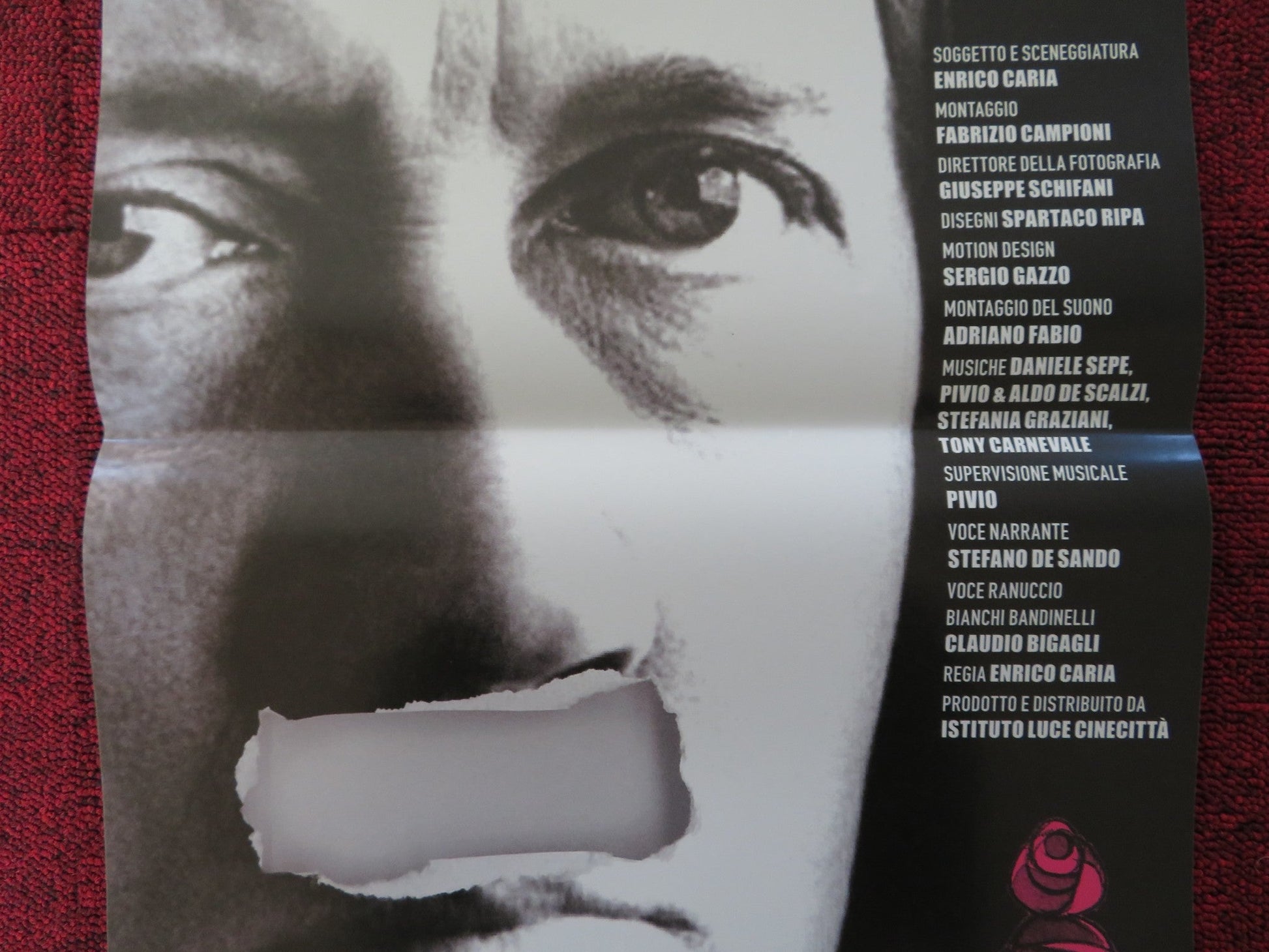 L'UOMO CHE NON CAMBIO LA STORIA ITALIAN LOCANDINA POSTER CLAUDIO BIGAGLI 2016 Rendezvous Cinema Movie posters