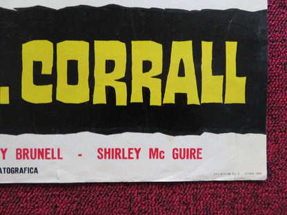 L'UOMO DELL O.K CORRALL - B ITALIAN FOTOBUSTA POSTER GEORGE MARTIN TAYLOR 1964 Rendezvous Cinema Movie posters