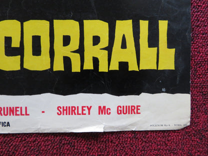 L'UOMO DELL O.K CORRALL - C ITALIAN FOTOBUSTA POSTER GEORGE MARTIN TAYLOR 1964 Rendezvous Cinema Movie posters