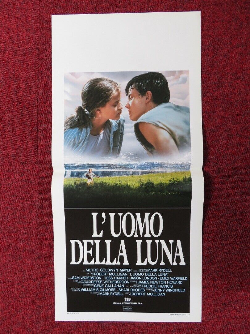 L'UOMO DELLA LUNA ITALIAN LOCANDINA (27.5"x13") POSTER REECE WITHERSPOON 1992 Movie posters