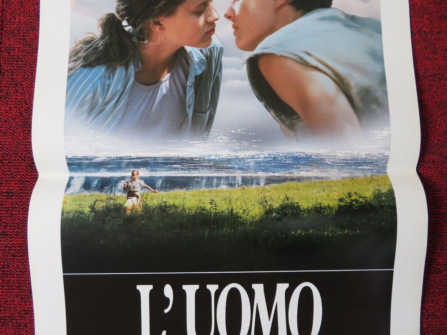 L'UOMO DELLA LUNA ITALIAN LOCANDINA (27.5"x13") POSTER REECE WITHERSPOON 1992 Movie posters