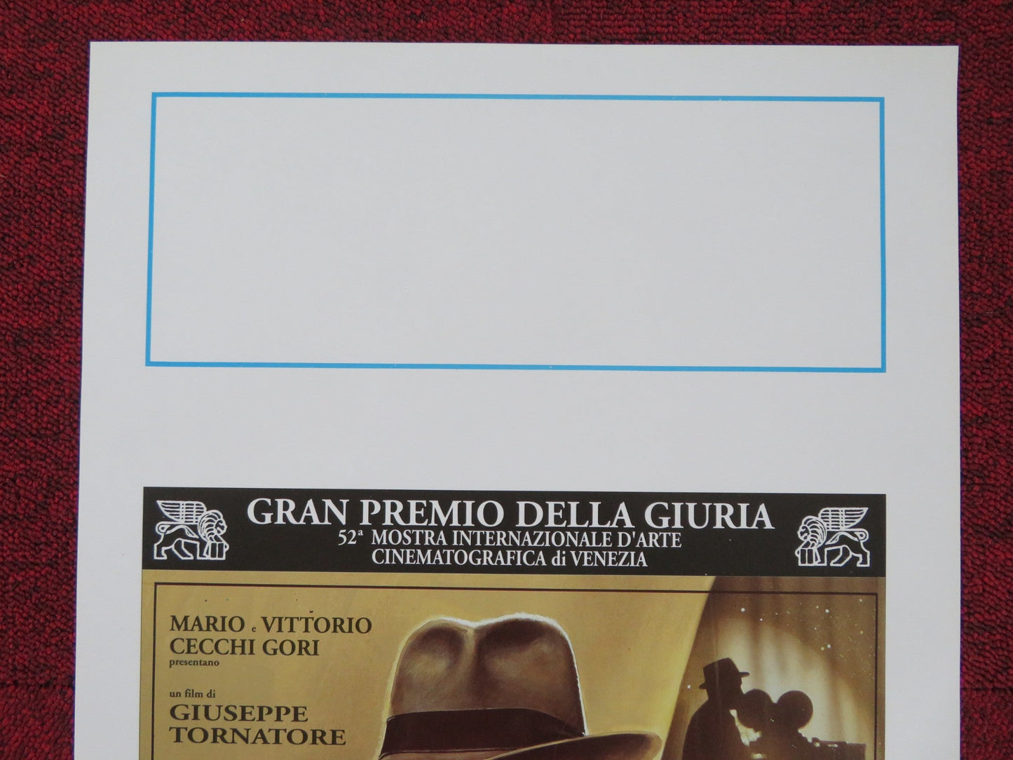 L'UOMO DELLE STELLE ITALIAN LOCANDINA POSTER SEGIO CASTELLITTO T. LODATO 1995 Rendezvous Cinema Movie posters