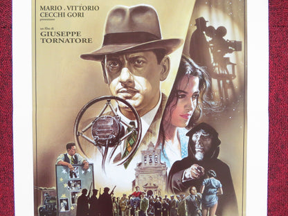 L'UOMO DELLE STELLE ITALIAN LOCANDINA POSTER SEGIO CASTELLITTO T. LODATO 1995 Rendezvous Cinema Movie posters