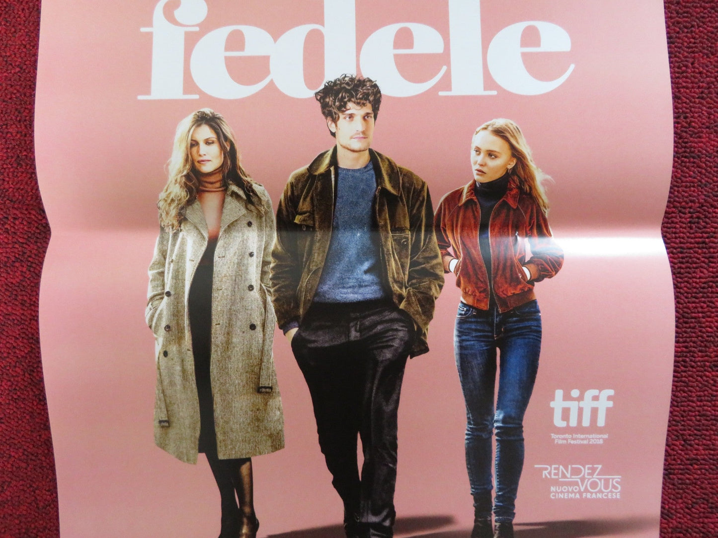 L'UOMO FEDELE ITALIAN LOCANDINA POSTER LILY ROSE DEPP JOSEPH ENGEL 2018 Rendezvous Cinema Movie posters