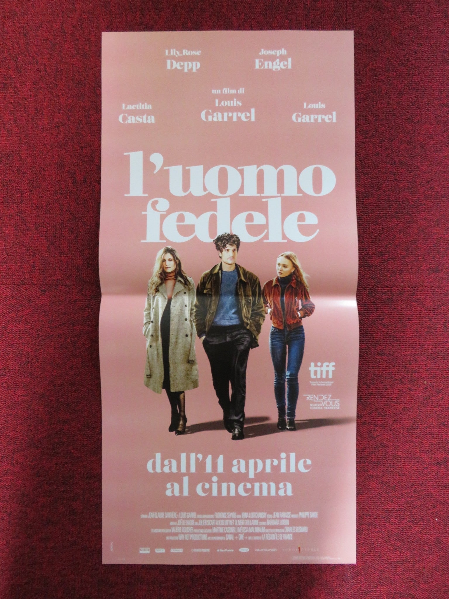 L'UOMO FEDELE ITALIAN LOCANDINA POSTER LILY ROSE DEPP JOSEPH ENGEL 2018 Rendezvous Cinema Movie posters