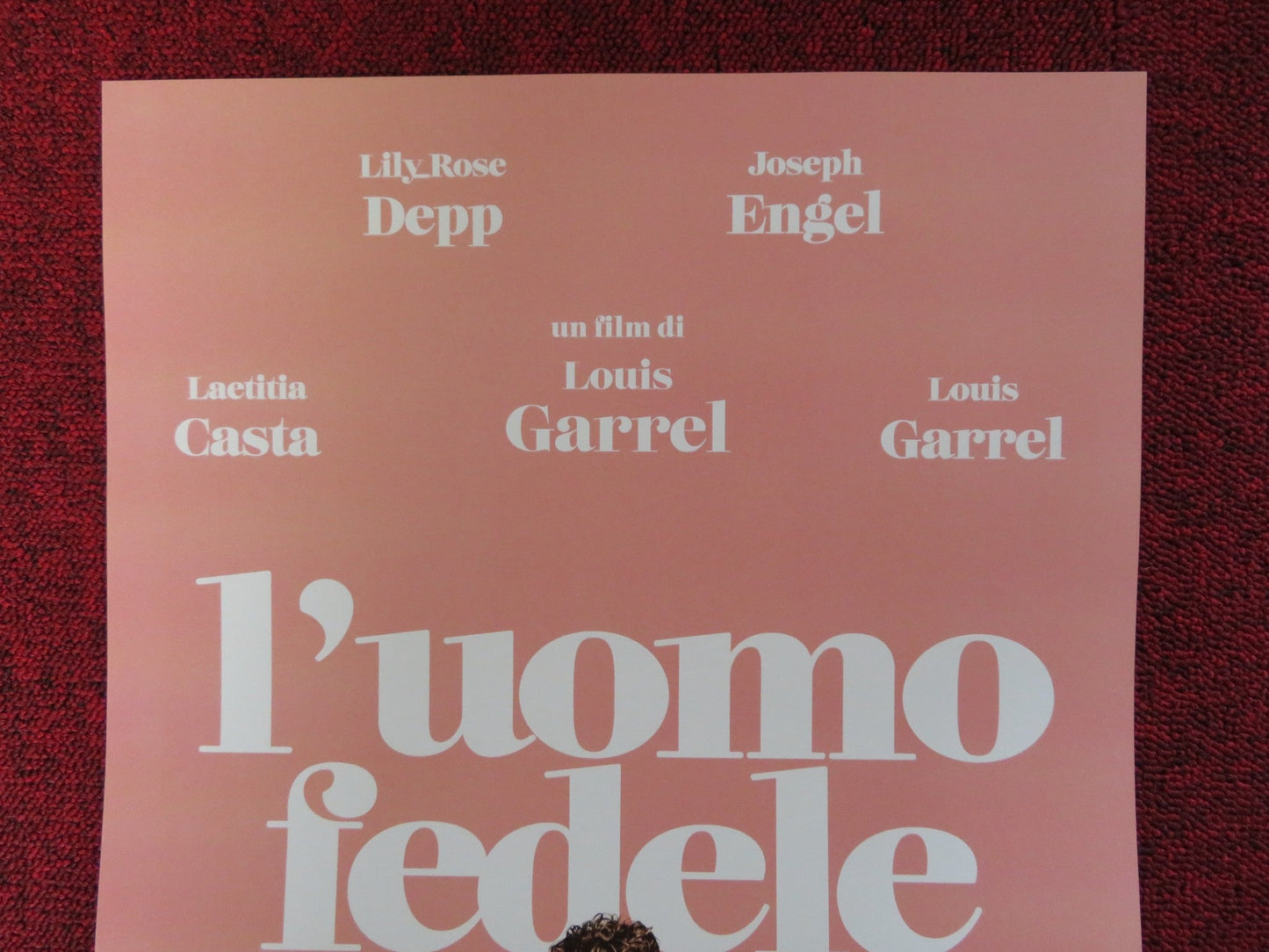 L'UOMO FEDELE ITALIAN LOCANDINA POSTER LILY ROSE DEPP JOSEPH ENGEL 2018 Rendezvous Cinema Movie posters