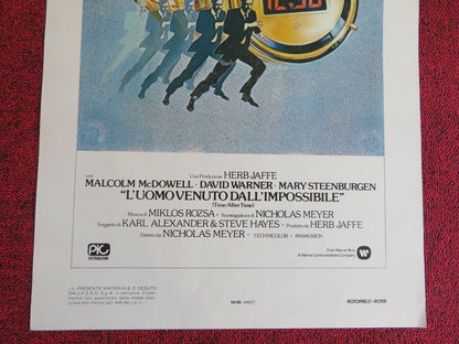 L'UOMO VENUTO DALL'IMPOSSIBILE ITALIAN LOCANDINA (27.5"x13") POSTER 1979 Movie posters