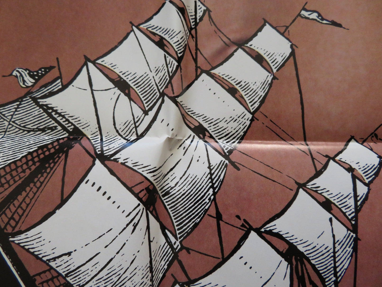 LURE OF THE TRIANGLE FOLDED US ONE SHEET POSTER PATRICIA RIVER MIKE CONE 1977 Rendezvous Cinema Movie posters