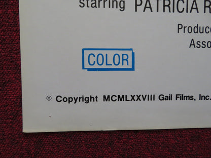 LURE OF THE TRIANGLE FOLDED US ONE SHEET POSTER PATRICIA RIVER MIKE CONE 1977 Rendezvous Cinema Movie posters