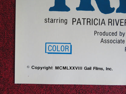 LURE OF THE TRIANGLE US TRI FOLDED ONE SHEET ROLLED POSTER PATRICIA RIVERS 1977 Rendezvous Cinema Movie posters