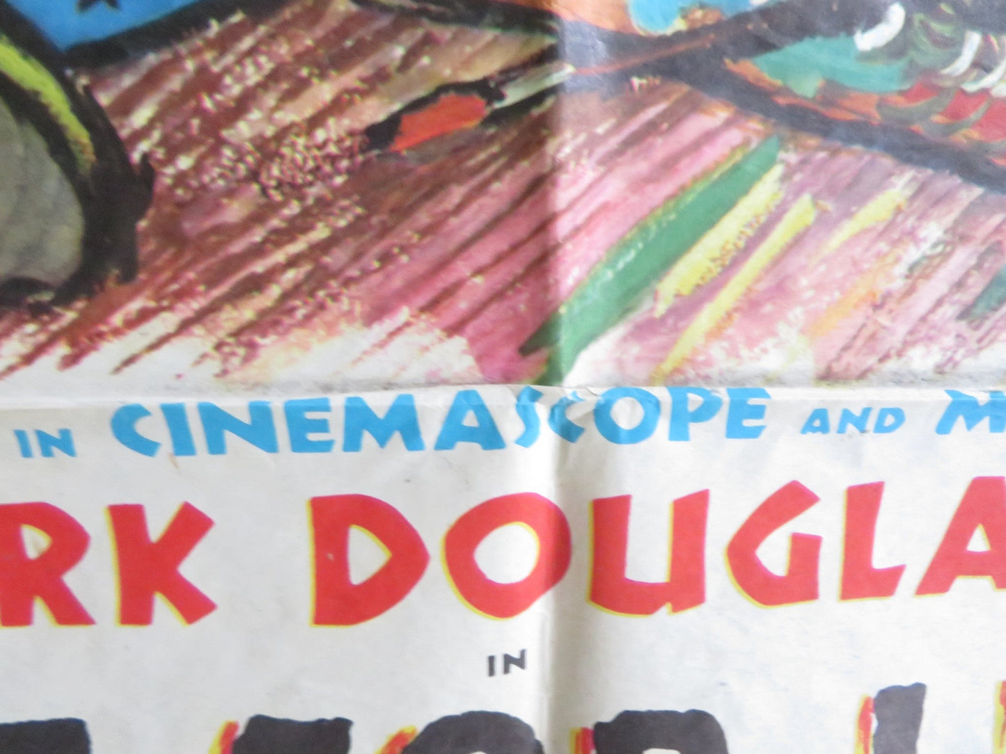 LUST FOR LIFE FOLDED US ONE SHEET POSTER KIRK DOUGLAS ANTHONY QUINN 1956 Rendezvous Cinema Movie posters