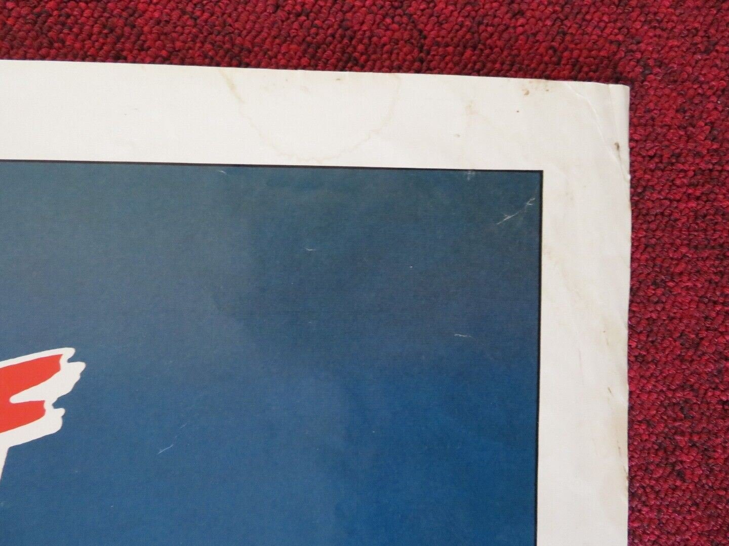 LUST IN THE DUST ONE FOLDED US ONE SHEET POSTER TAB HUNTER LAINIE KAZAN 1984 Movie posters