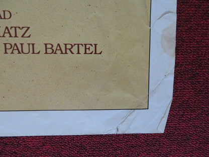 LUST IN THE DUST ONE FOLDED US ONE SHEET POSTER TAB HUNTER LAINIE KAZAN 1984 Movie posters