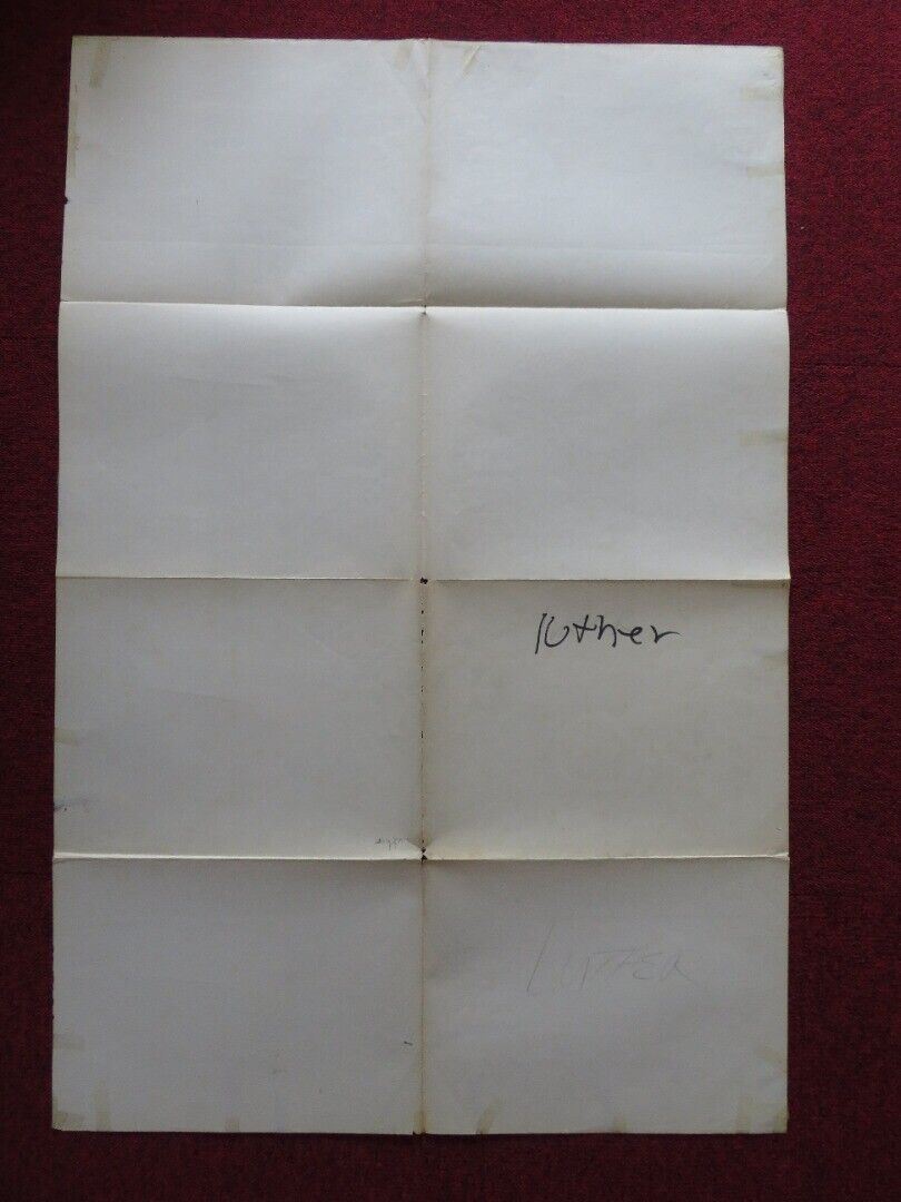 LUTHER FOLDED US ONE SHEET POSTER STACY KEACH JOHN OSBORNE 1974 Movie posters