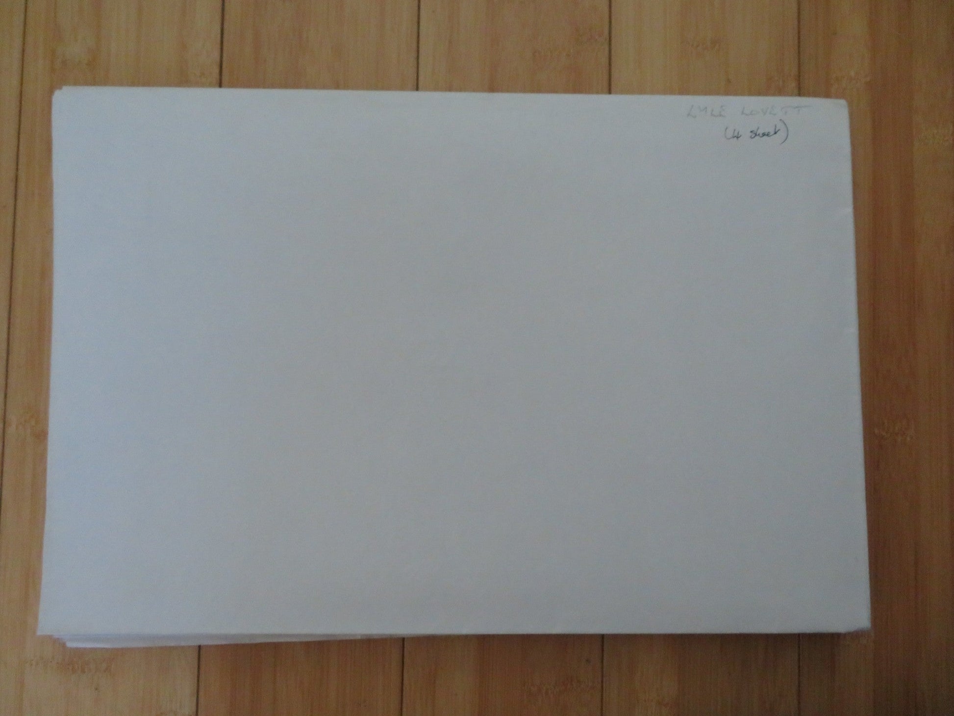 LYLE LOVETT AND HIS LARGE BAND JUNE 12TH HAMMERSMITH ODEON 4 SHEET UK POSTER Rendezvous Cinema Movie posters