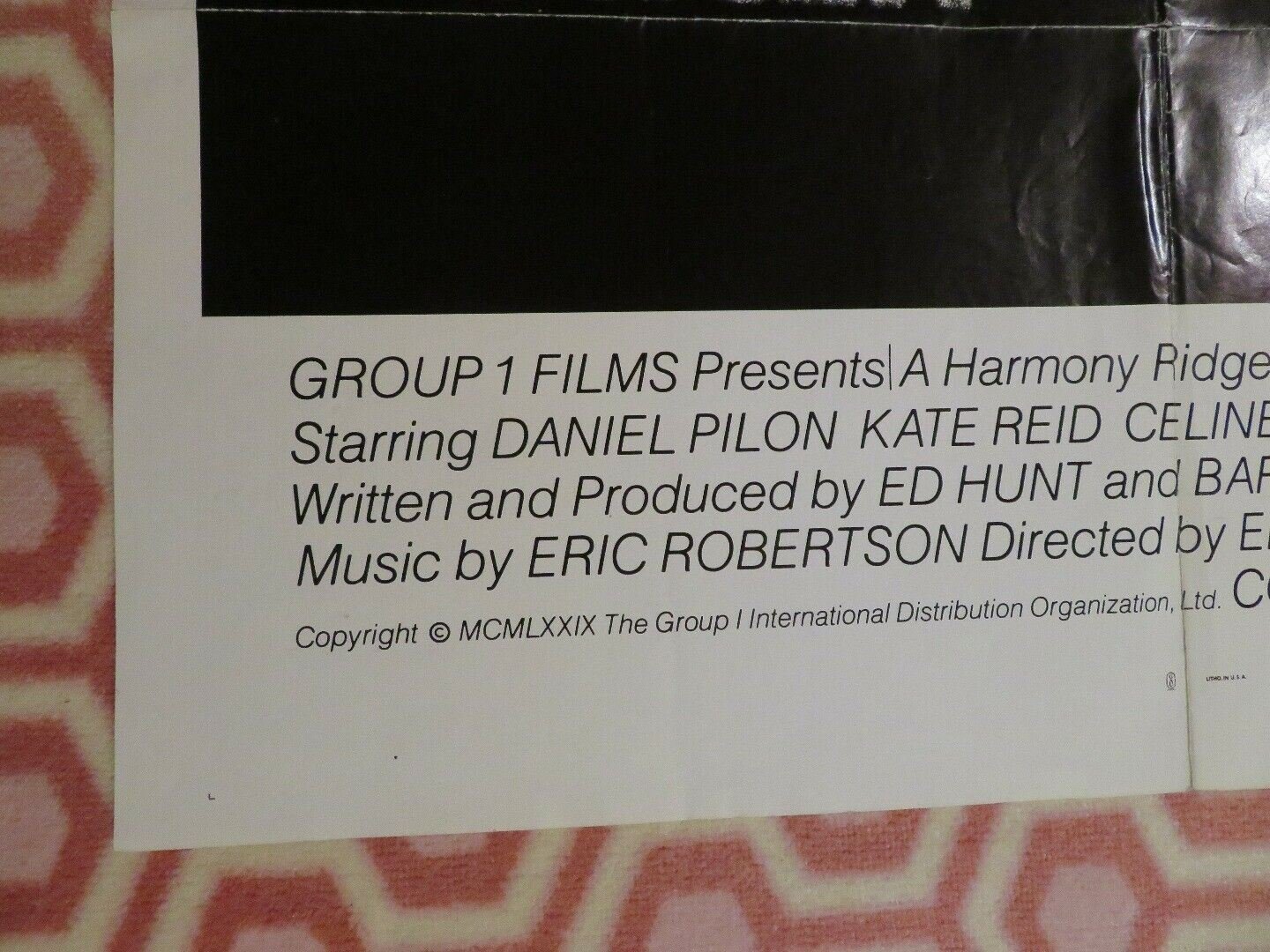 M=3: THE GEMINI STRAIN / Plague US ONE SHEET POSTER DANIEL PILON 1979 Movie posters