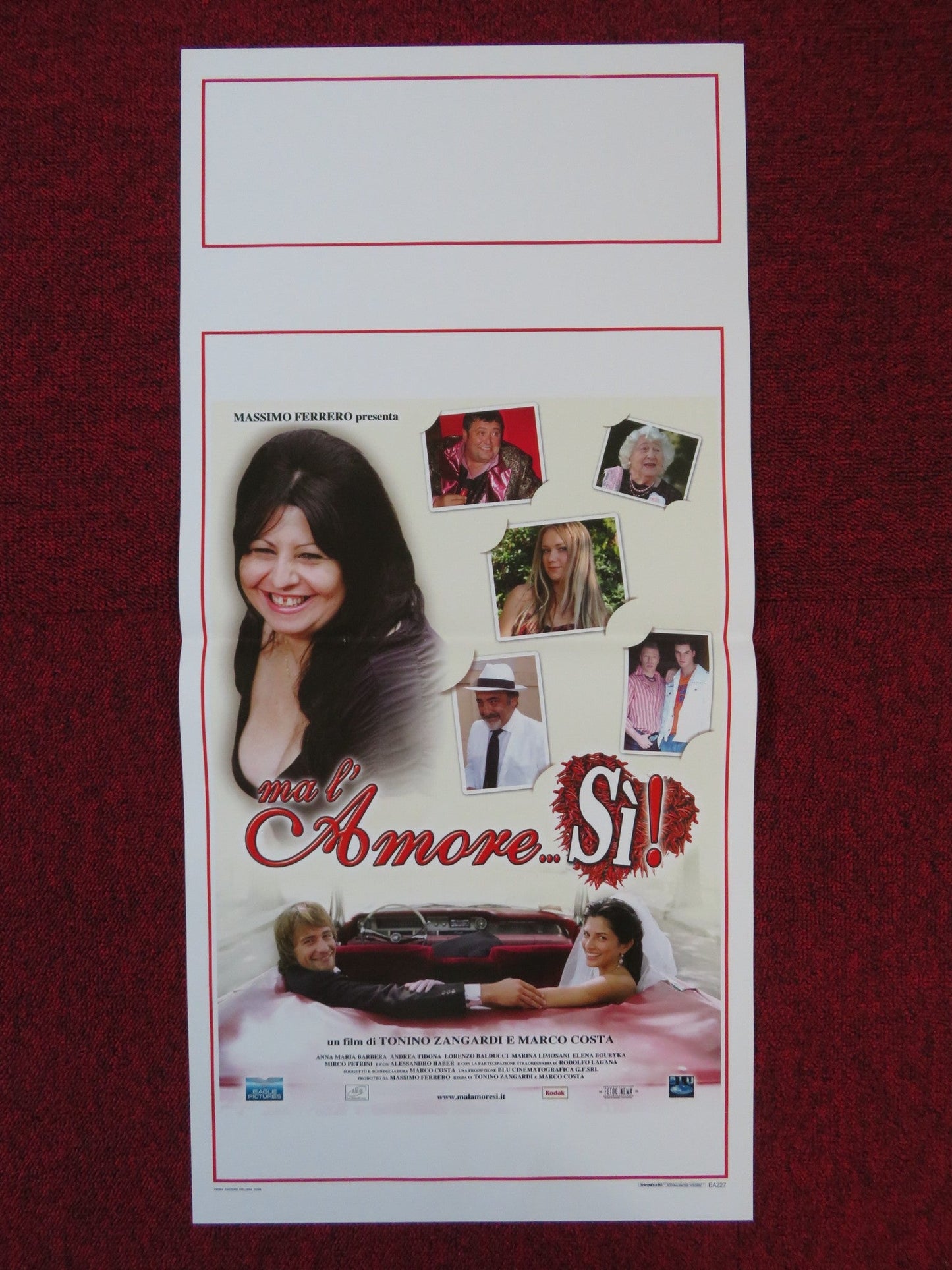 MA L'AMORE... SI! ITALIAN LOCANDINA POSTER ANNA MARIA BARBERA ANDREA TIDONA 2006 Rendezvous Cinema Movie posters