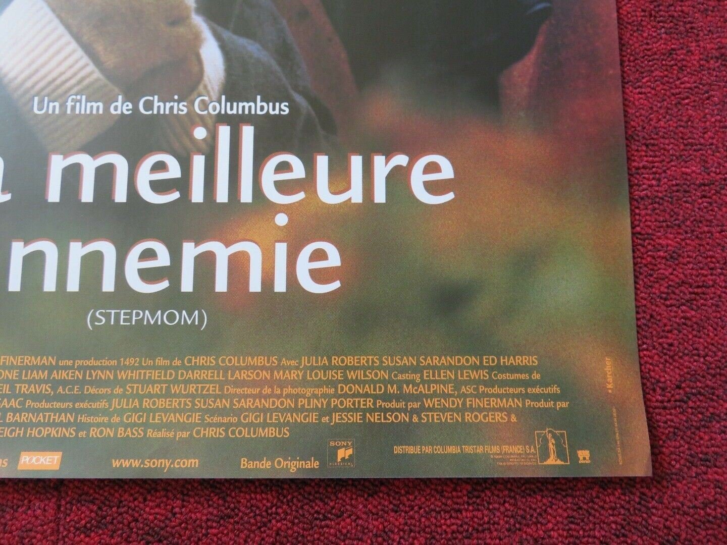 MA MEILLEURE ENNEMIE / STEPMOM FRENCH (16"x 21") POSTER JULIA ROBERTS 1998 Movie posters