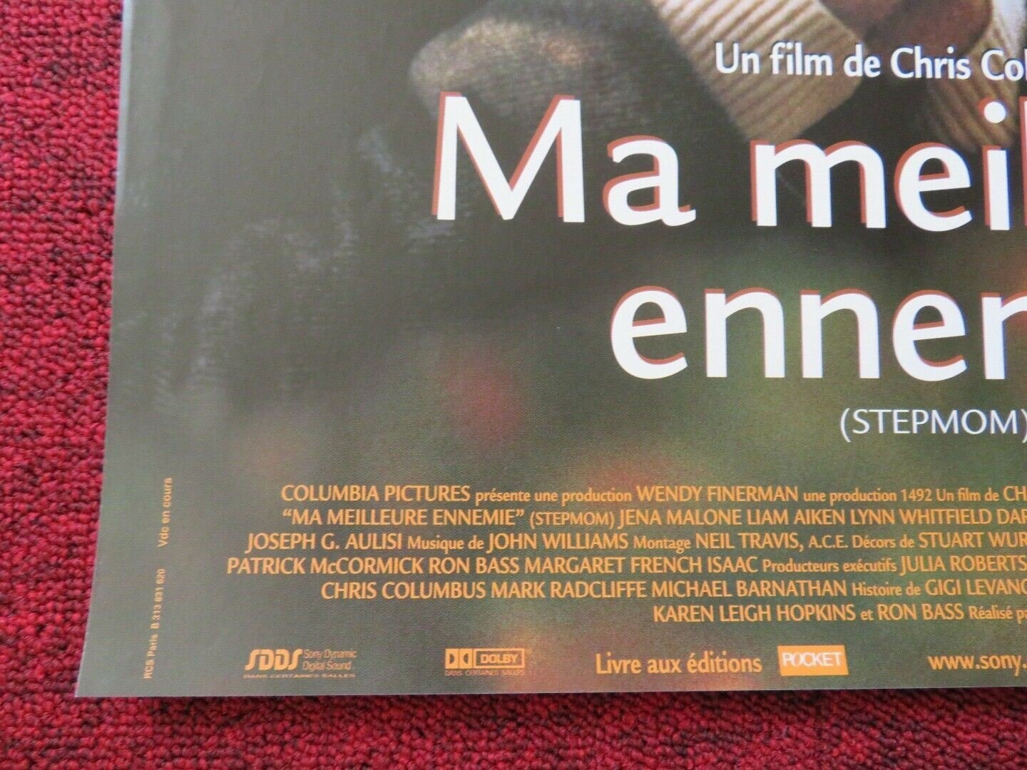 MA MEILLEURE ENNEMIE / STEPMOM FRENCH (16"x 21") POSTER JULIA ROBERTS 1998 Movie posters